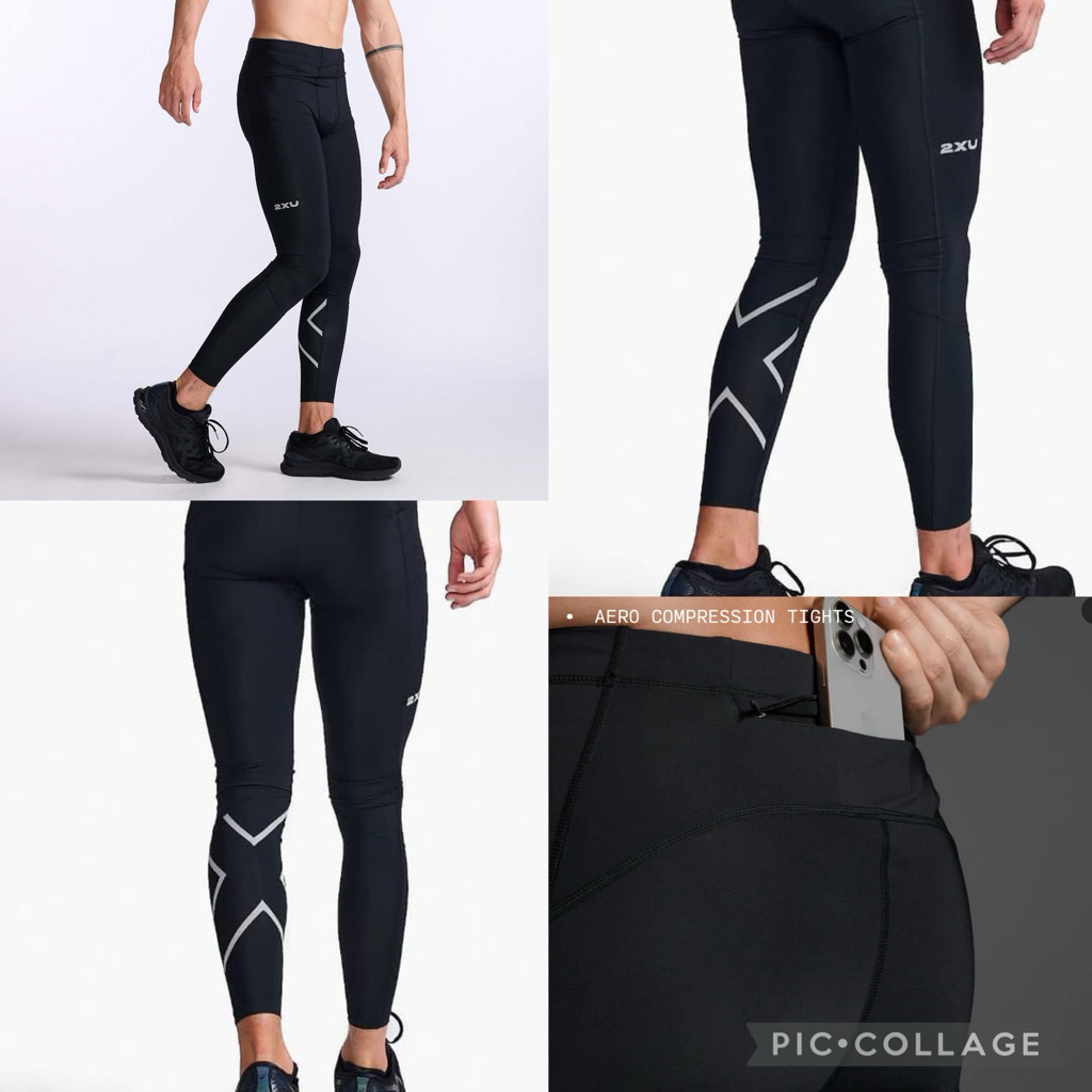 2XU MENS AERO LONG COMPRESSION TIGHTS
