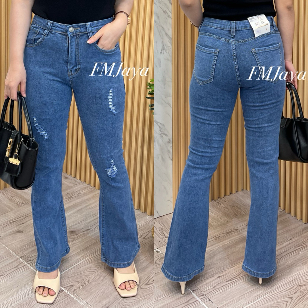 CELANA JEANS CUTBRAY 2022 || CELANA JEANS PREMIUM || CELANA JEANS TRENDY WANITA