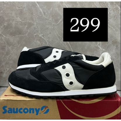Saucony Jazz Low Pro in black and white 46 BNIB