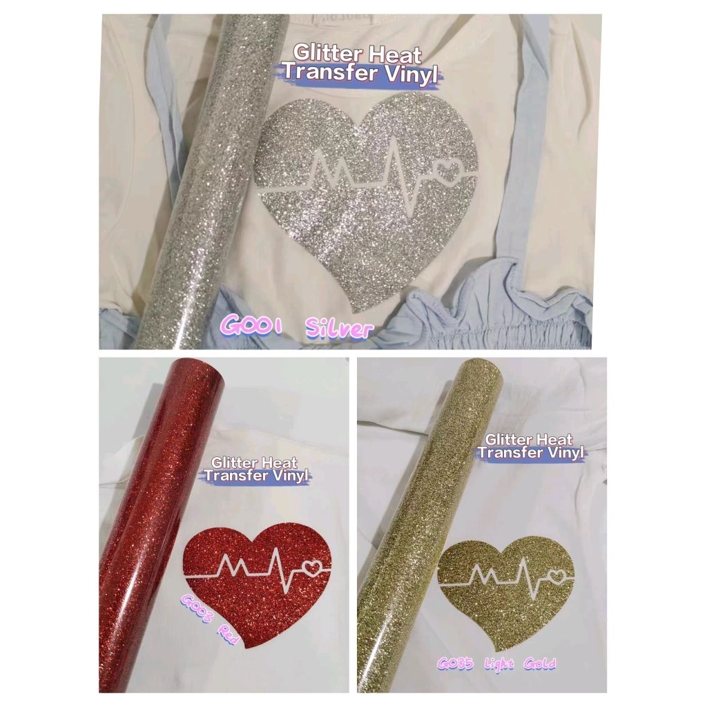 Polyflex Glitter lebar 50 cm - Polyflex Glitter silver gold - Polyflex berkualitas
