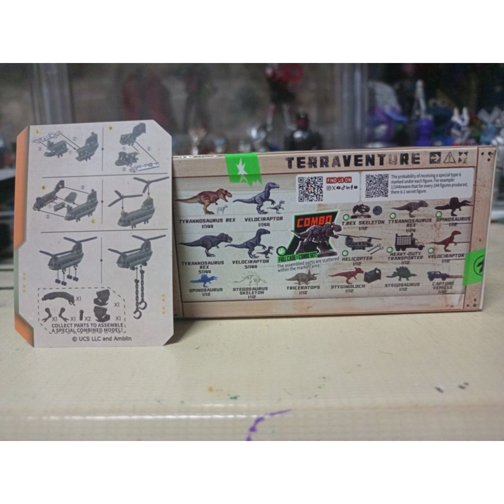 Blokees Terraventure -  Helicopter & part fosil T-rex