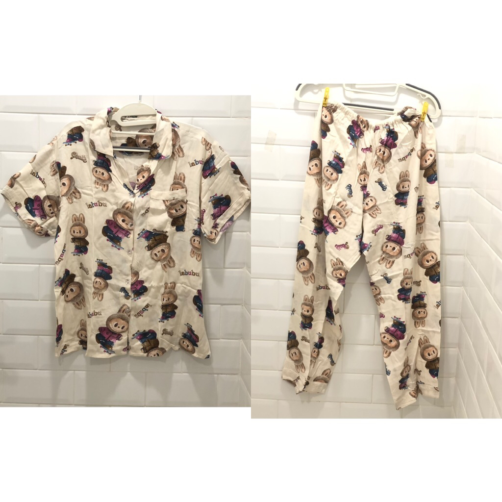 PRELOVED Setalan Baju Tidur Merk MY DREAM / Baju Tidur LABUBU