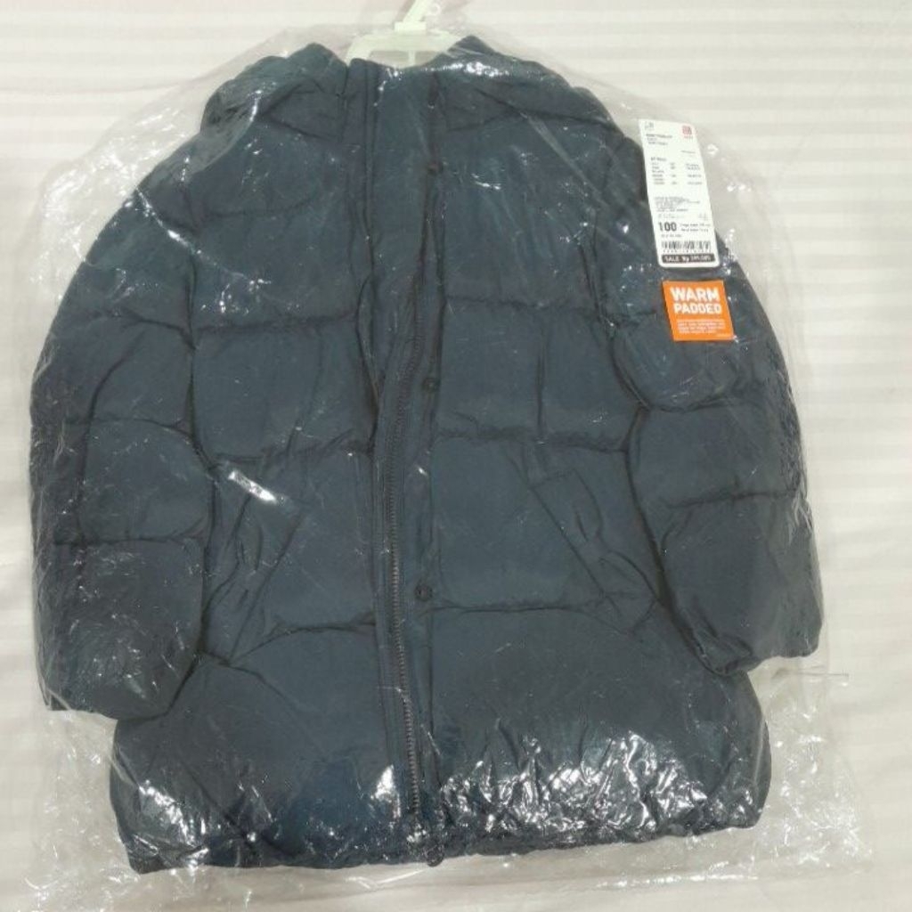 New Baby (Toddler) Warm Padded Uniqlo Navy Size 100