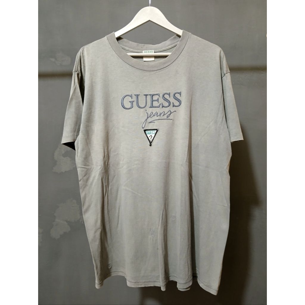 Kaos Vintage Guess Jeans 90s Embroidery - L