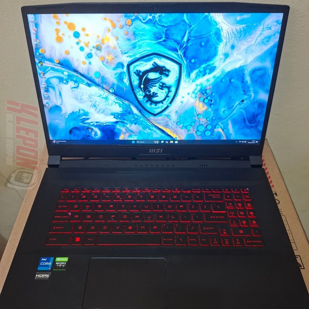 LAPTOP GAMING MSI KATANA GF76 12UC