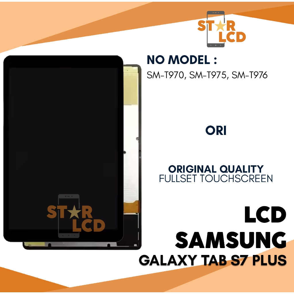 Grosir LCD SAMSUNG GALAXY TAB S7 PLUS  - Fullset Touchscreen