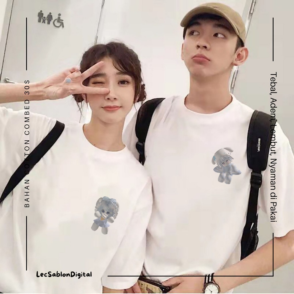 Kaos Couple Roblox Cute Vol 1 Baju Pasangan Premium