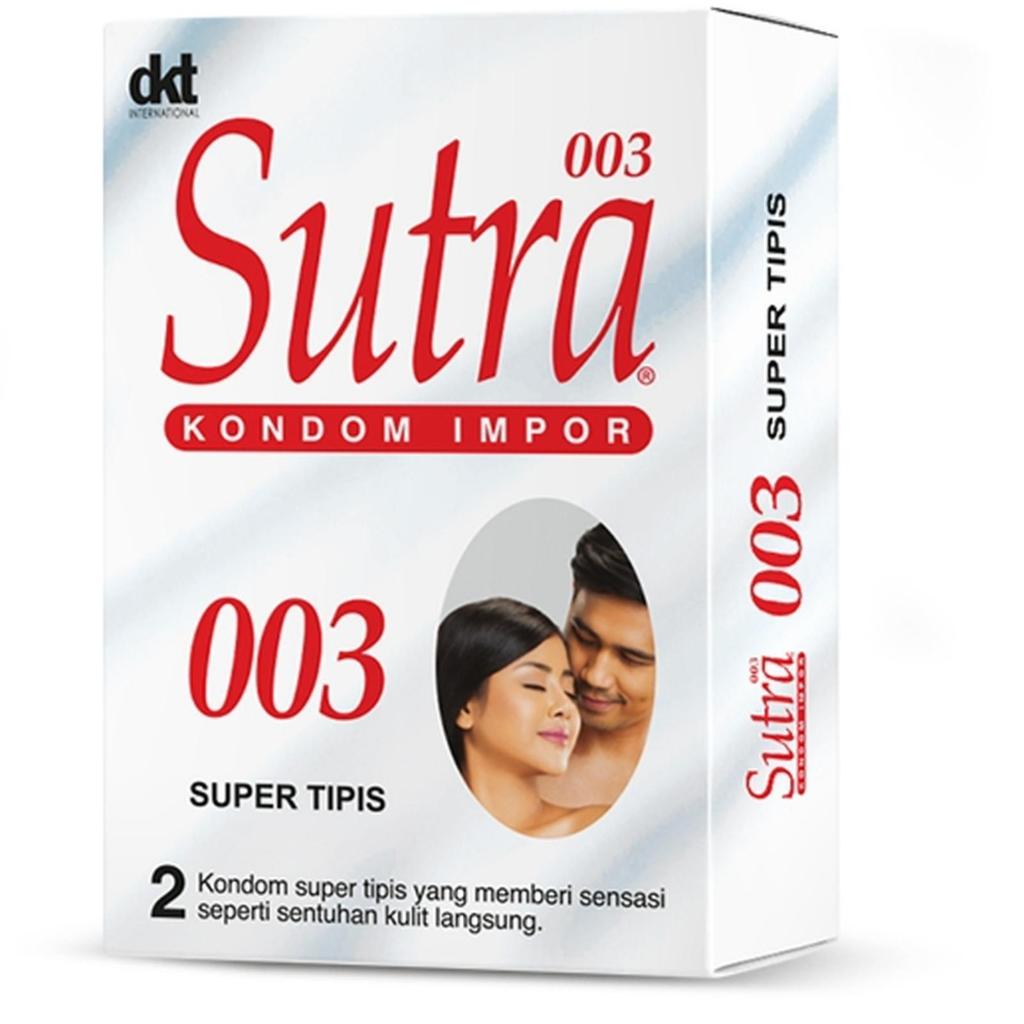 SUTRA Condom / Kondom Sutra Super Tipis Putih 003 - Isi 2