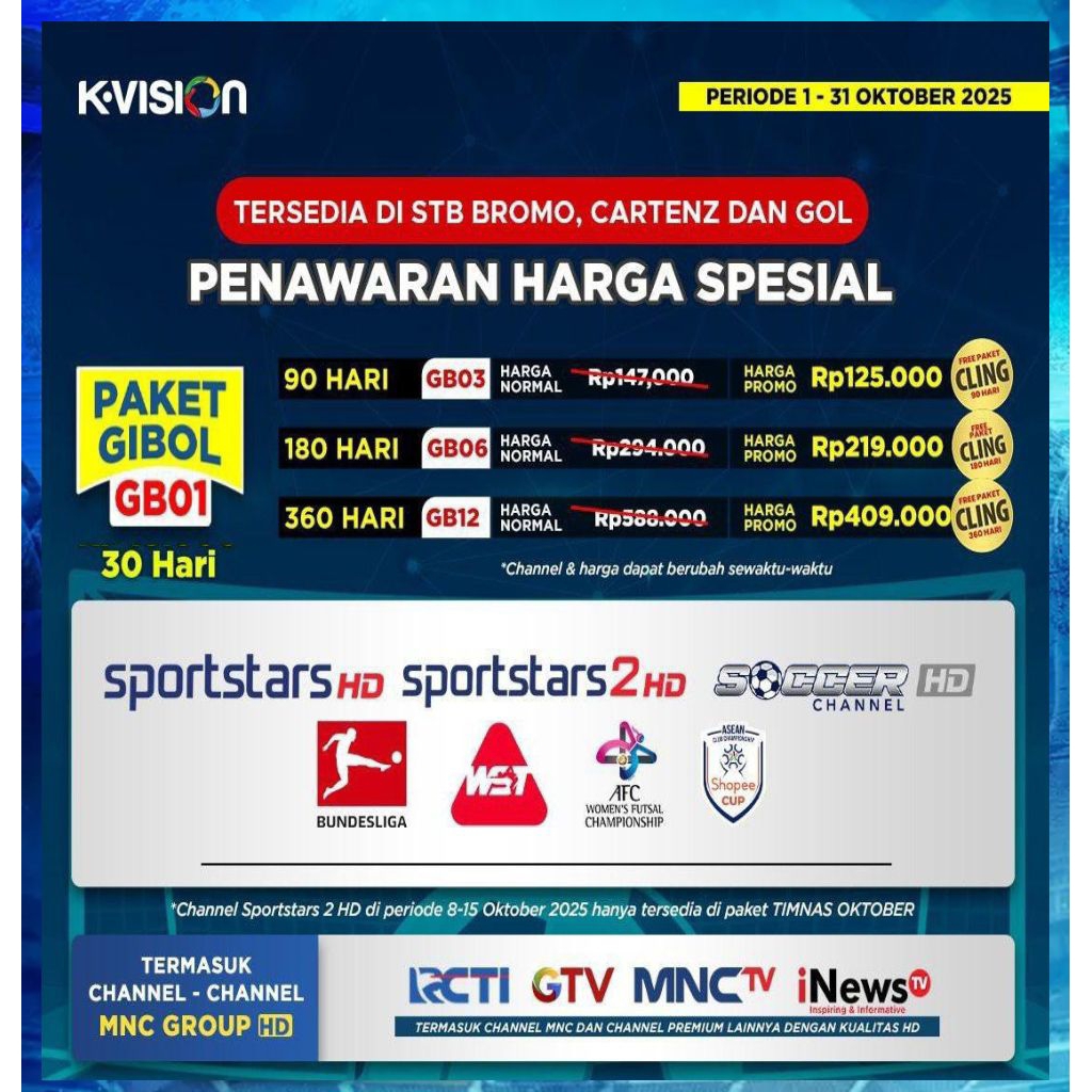 K-Vision Paket GIBOL PERSIB ACL