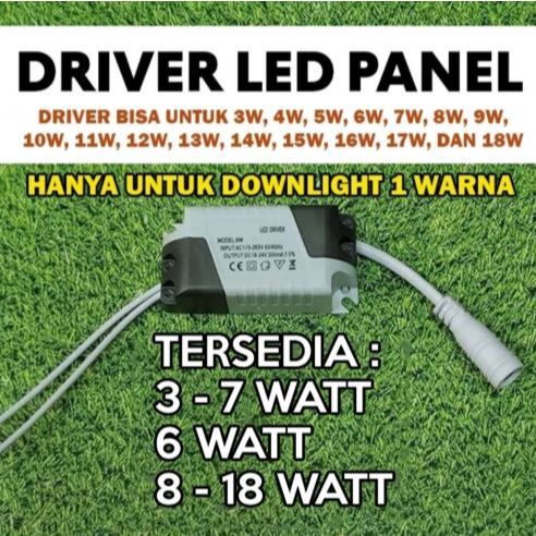 Driver Adaptor Travo Trafo Downlight LED Panel led 3w 6w 8w 12w 18w LED Driver Lampu Downlight