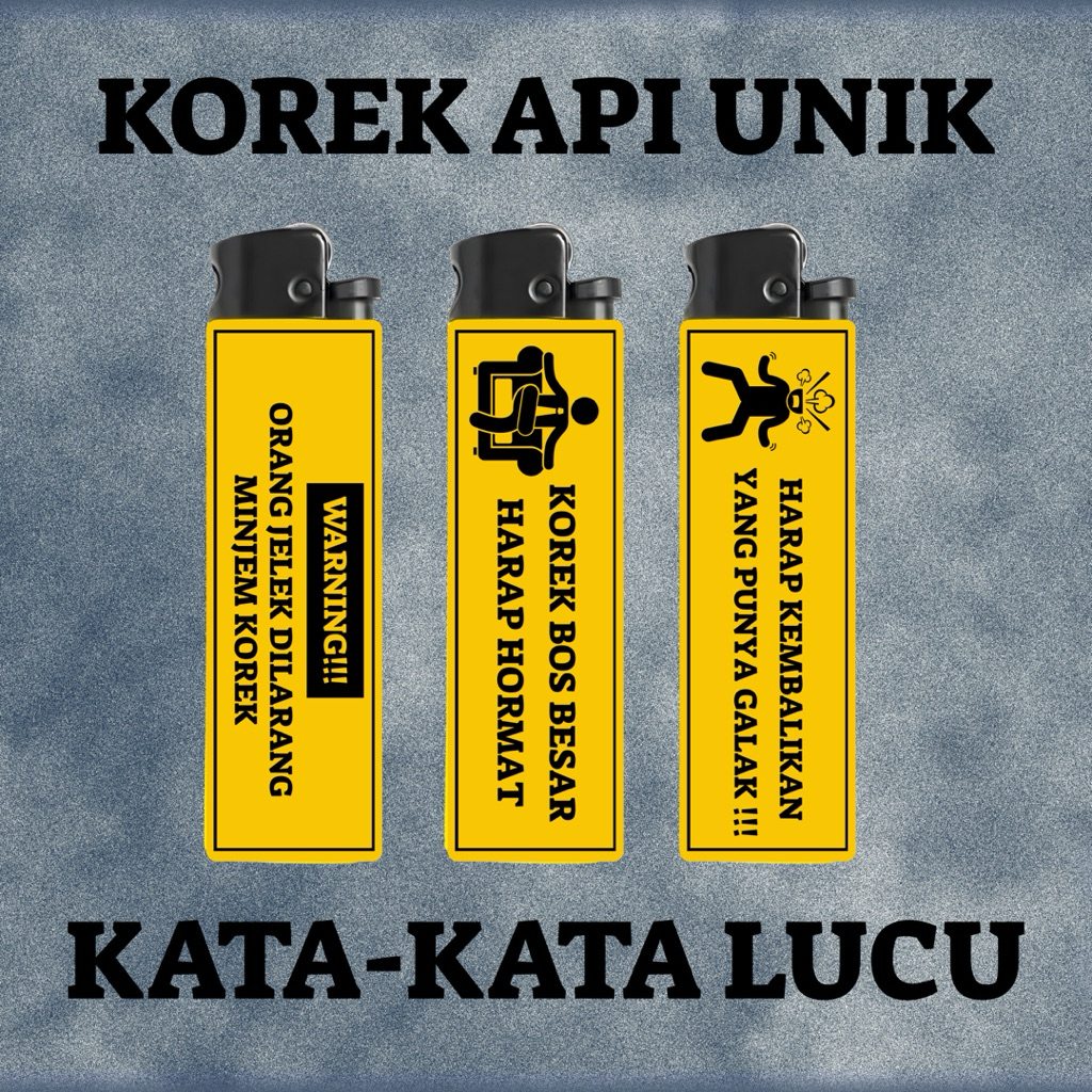 korek api unik / korek api lucu / kado cowo