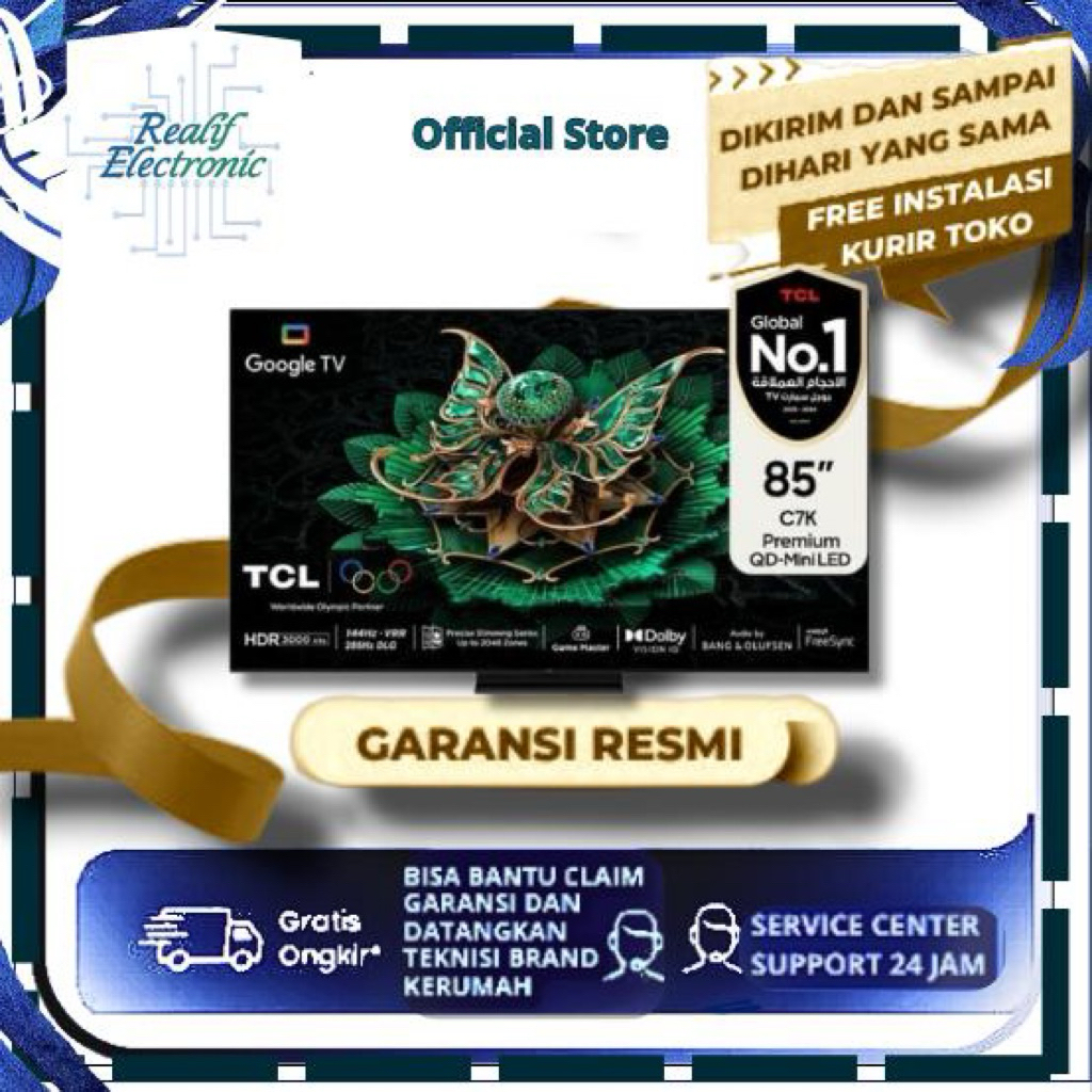 TCL 65C7K Android TV 65 Inch