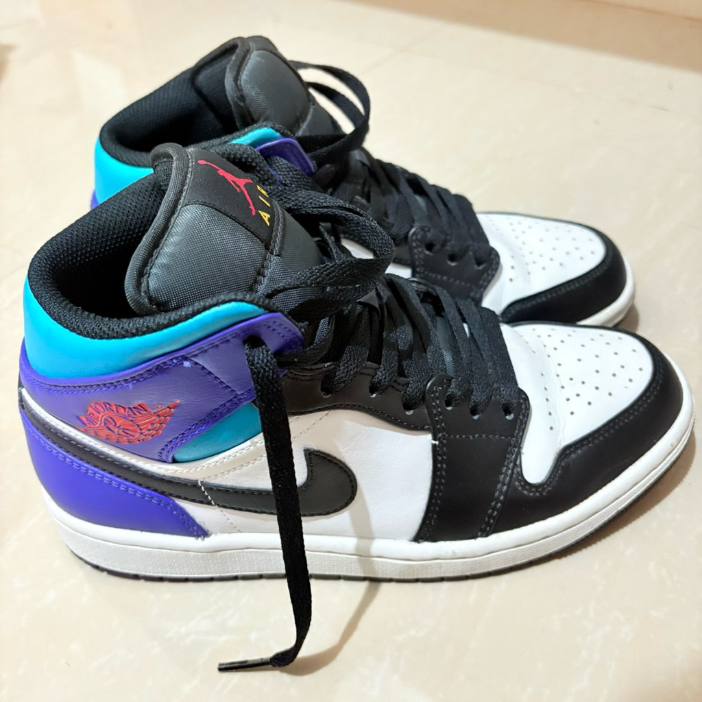 PRELOVED AIR JORDAN 1 MID AQUAMARINE ORIGINAL SIZE 40