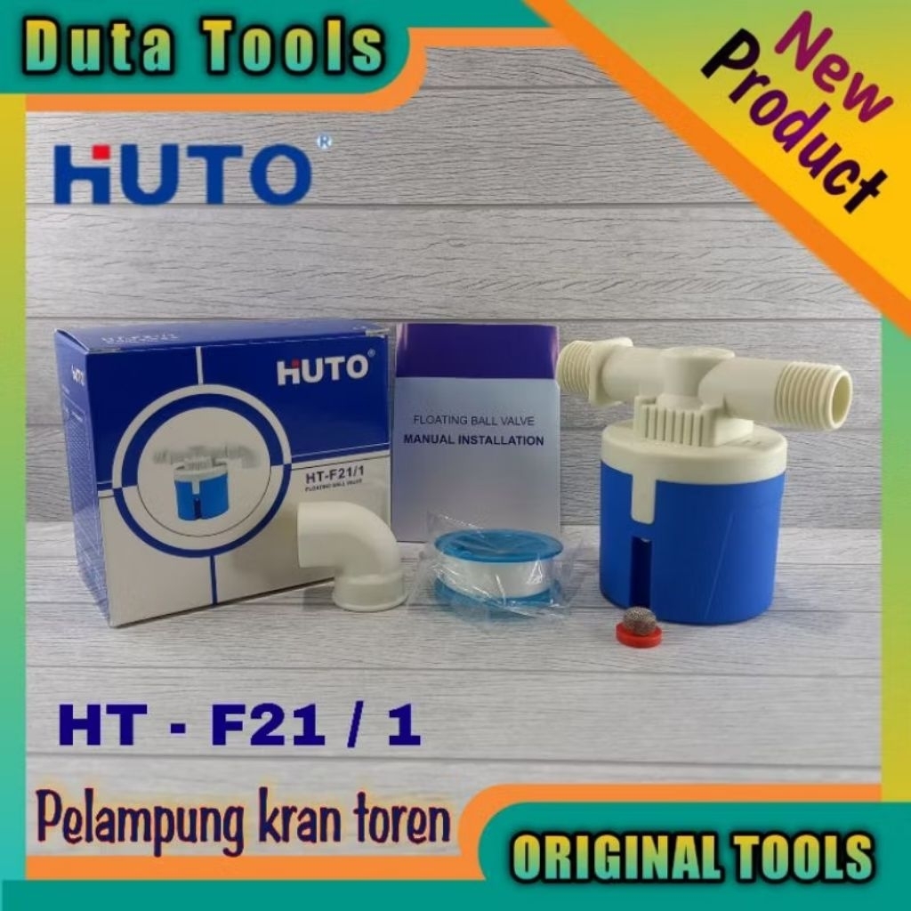 HUTO Otomatis Air PAM PDAM Tandon Penampungan air Kran Bak Mandi Pelampung Otomatis- HA01HA02