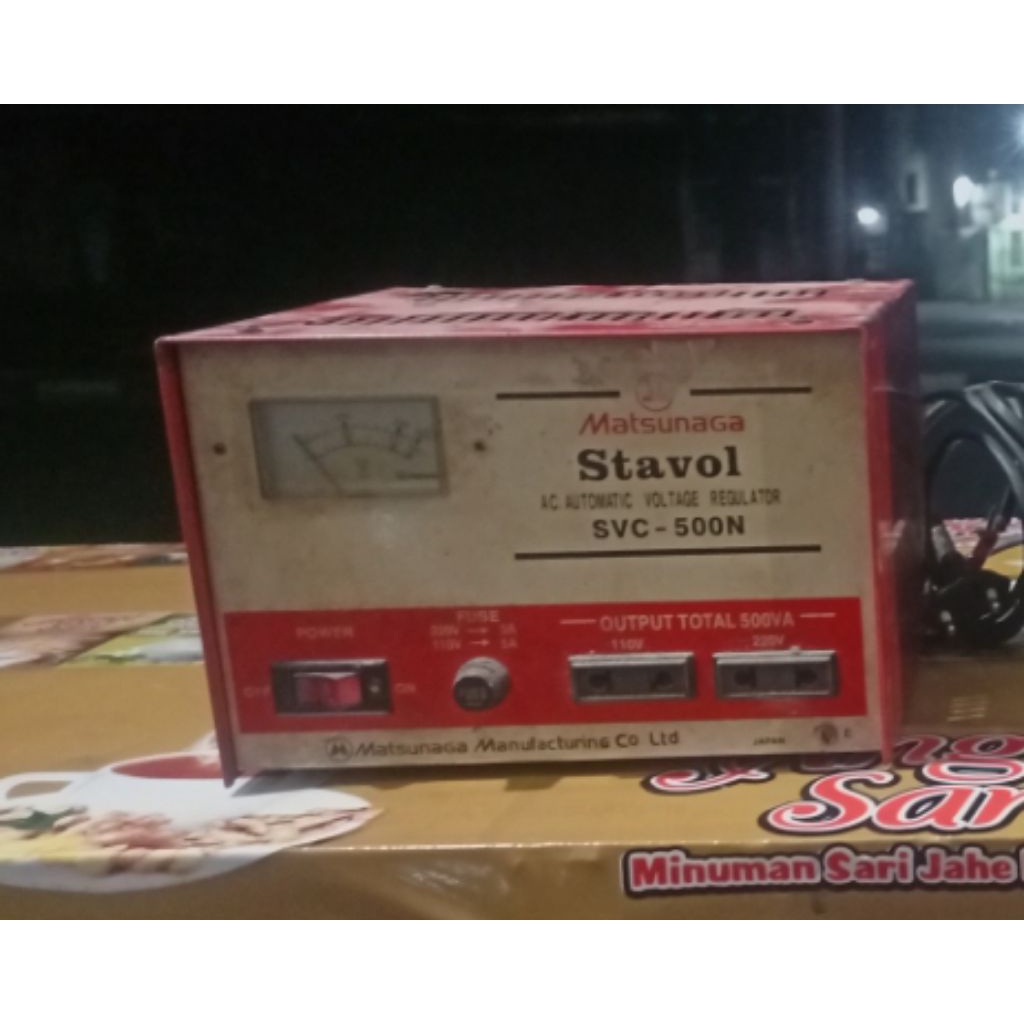 Stabilizer voltase stavol listrik 500n