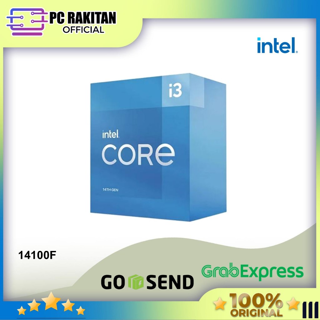 INTEL PROCCESOR I3 14100F LGA1700 3Y