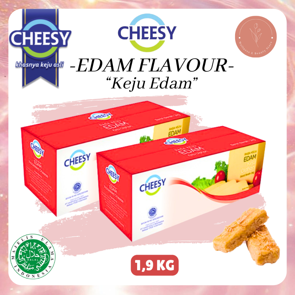 Cheesy Edam Flavour 1,9 Kg - Keju Rasa Edam HALAL