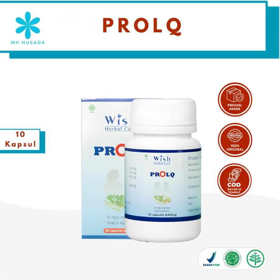 PROLQ KAPSUL - Obat Memelihara Stamina Kuat Pria Tahan Lama Berjam-jam