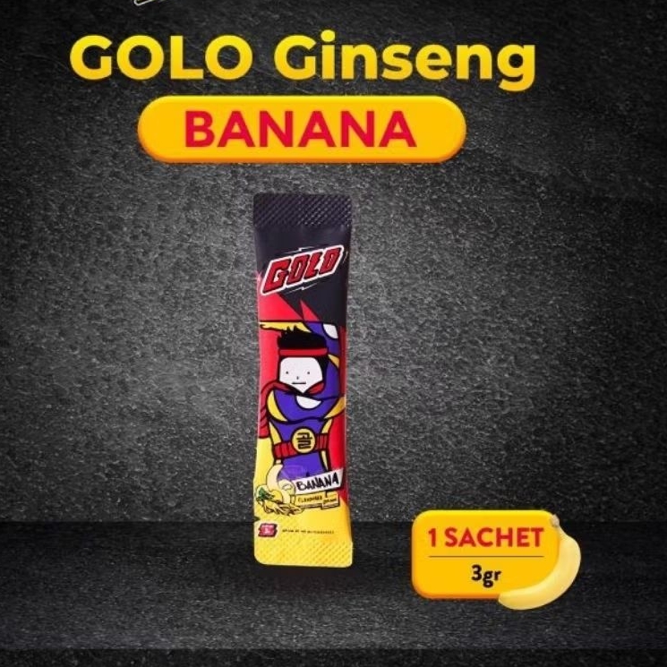 Citra Gardens Golo Gingseng Suplement Vitalitas Pria Sachet 3Gr - Banana Kuat & Tahan Lama