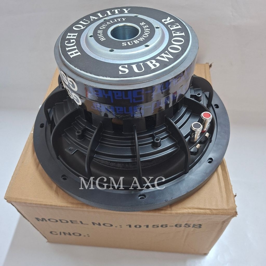 SUBWOFER 10" 2 MAGNET GROUNDSHEKER SUBWOOFER 10 INCH DOUBLE MAGNET DOUBLE COIL 2000WATT