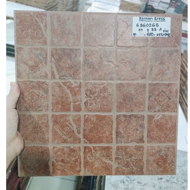 Keramik Roman Gress G 360265 33x33 kwA /Dus (motif bata/ semen)