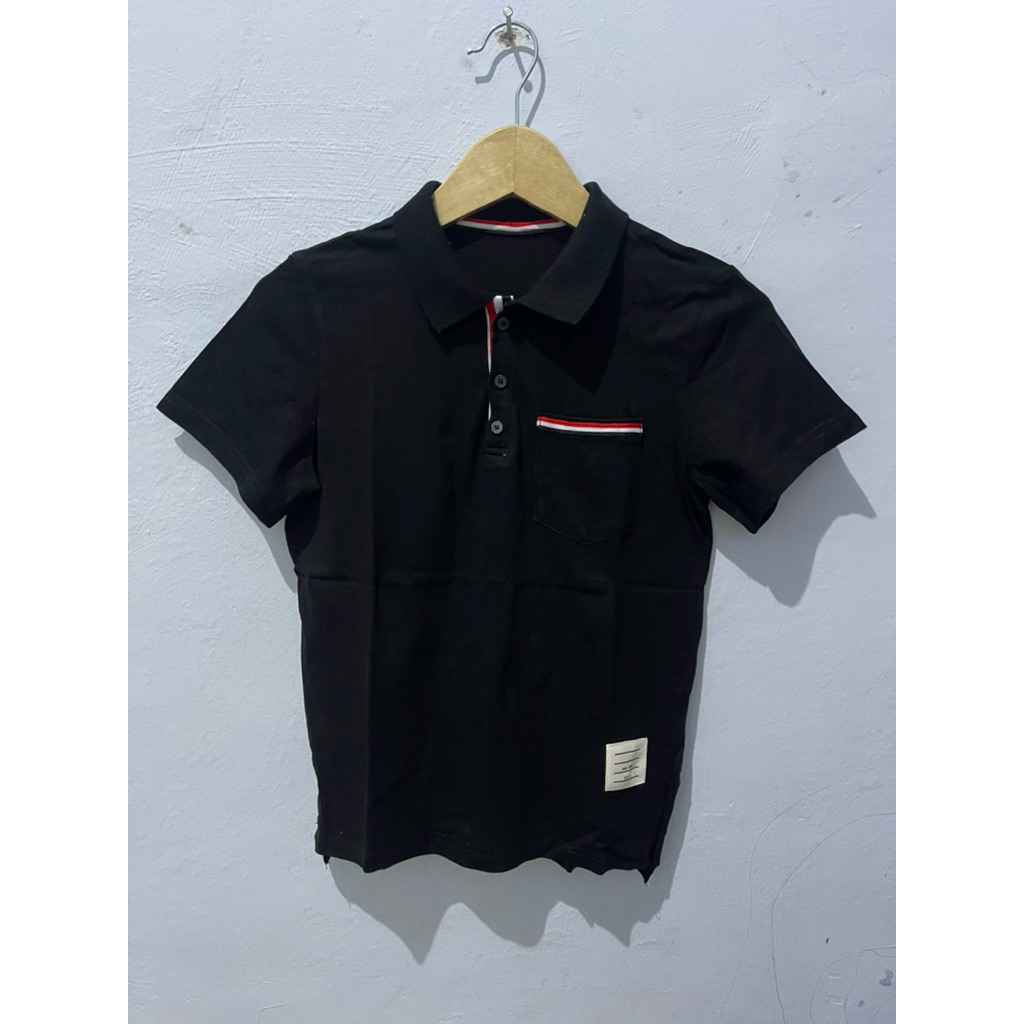 Kaos Kerah Anak ala Thom Browne Second