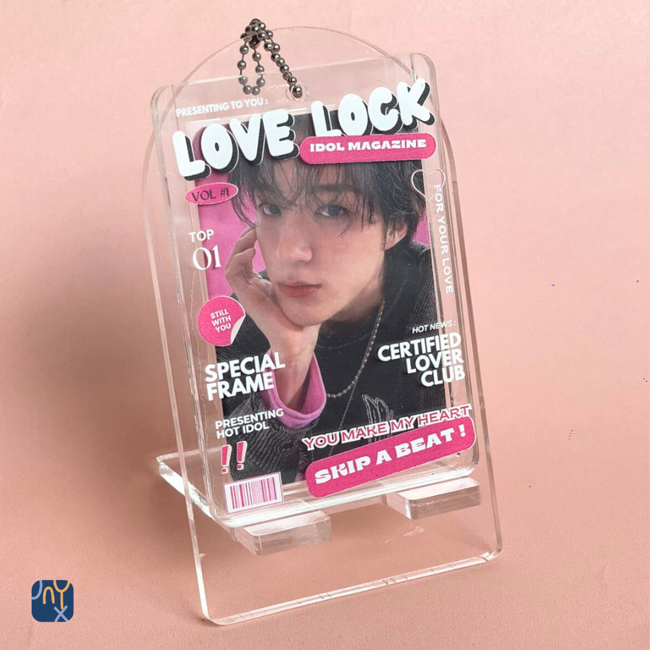 Photocard Holder Clear / PC Holder Transparan - BISA CUSTOM CAHOL TRANSPARAN CLEAR