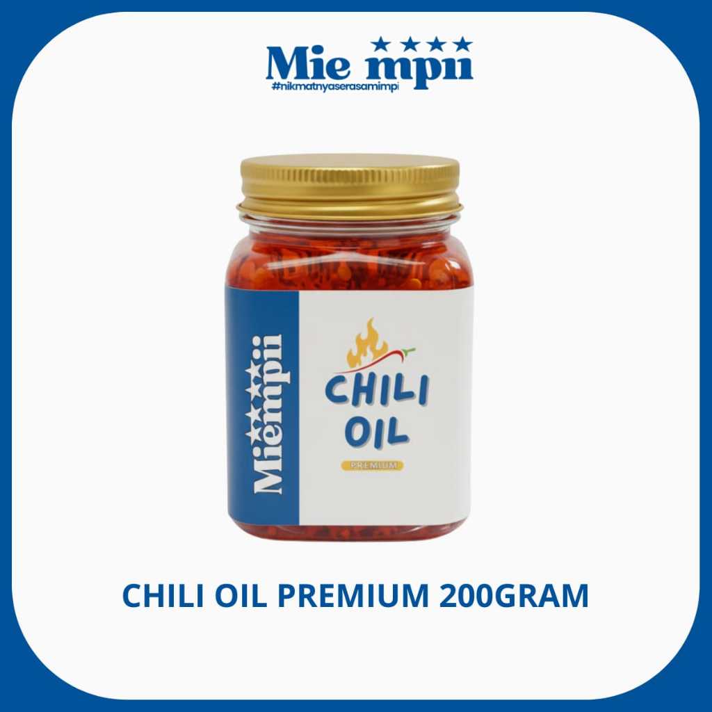 chili oil premium 200ml - chili oil pedas autentik