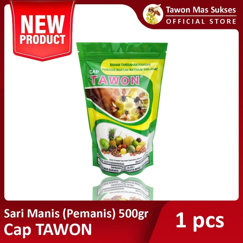 Sari Manis Cap TAWON 500gr (Pemanis Siklamat)