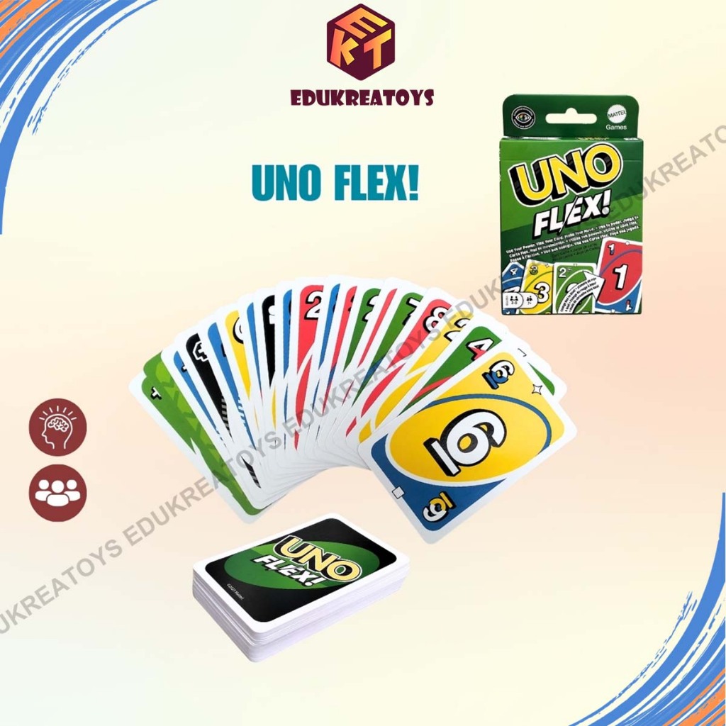 Mainan Kartu Uno Flex Card Mattel
