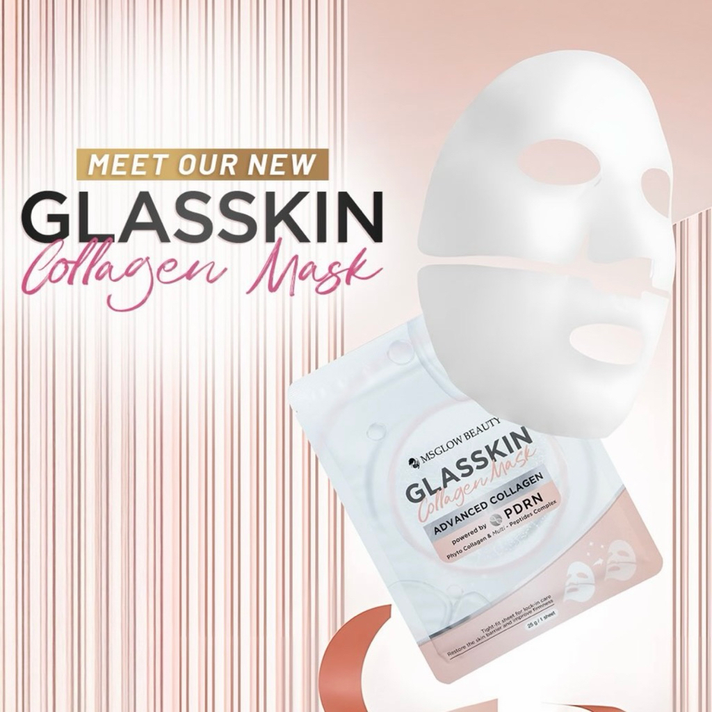 MS GLOW GLASSKIN COLLAGEN MASK