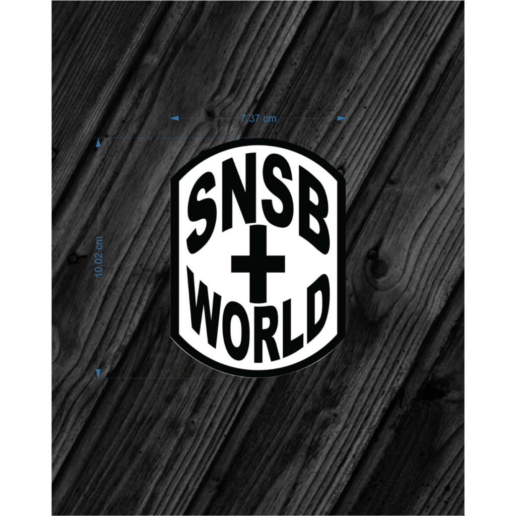 SNSB STIKER BRAND STREETWEAR SNSB