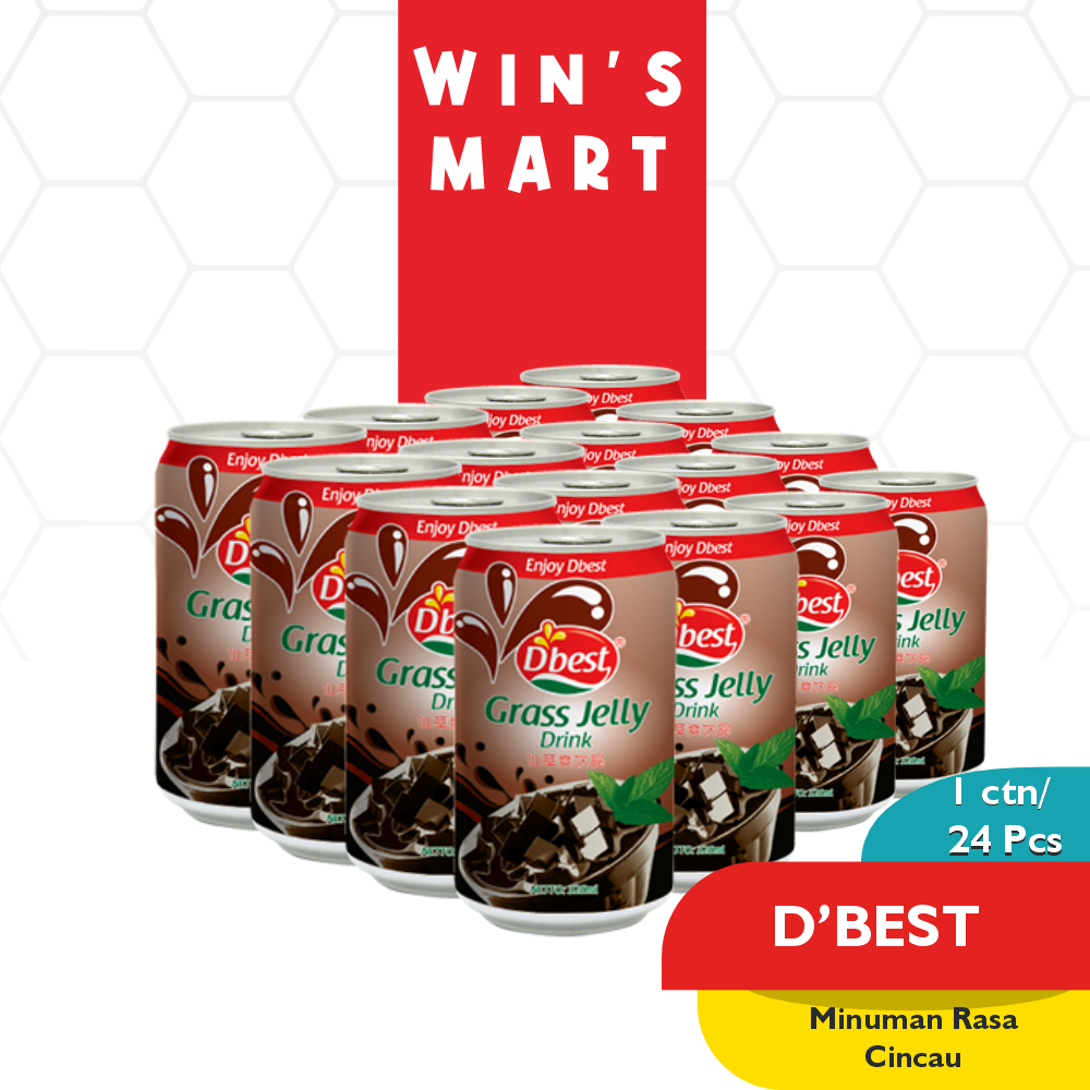D'best Minuman Kaleng Cincau 320ml (1karton / 24 pcs)