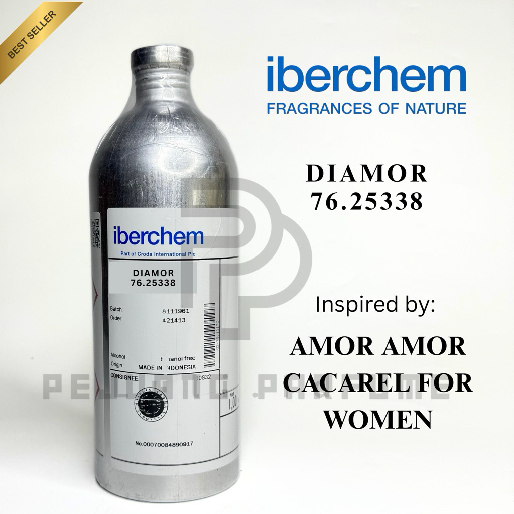 BIBIT DIAMOR 76.25338 IBERCHEM 1KG SEGEL PABRIK | AROMA SEARAH DENGAN CACAREL AMOR AMOR WOMEN