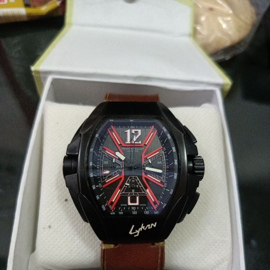 jam tangan big size Frank muller genev3 Preloved bekas second
