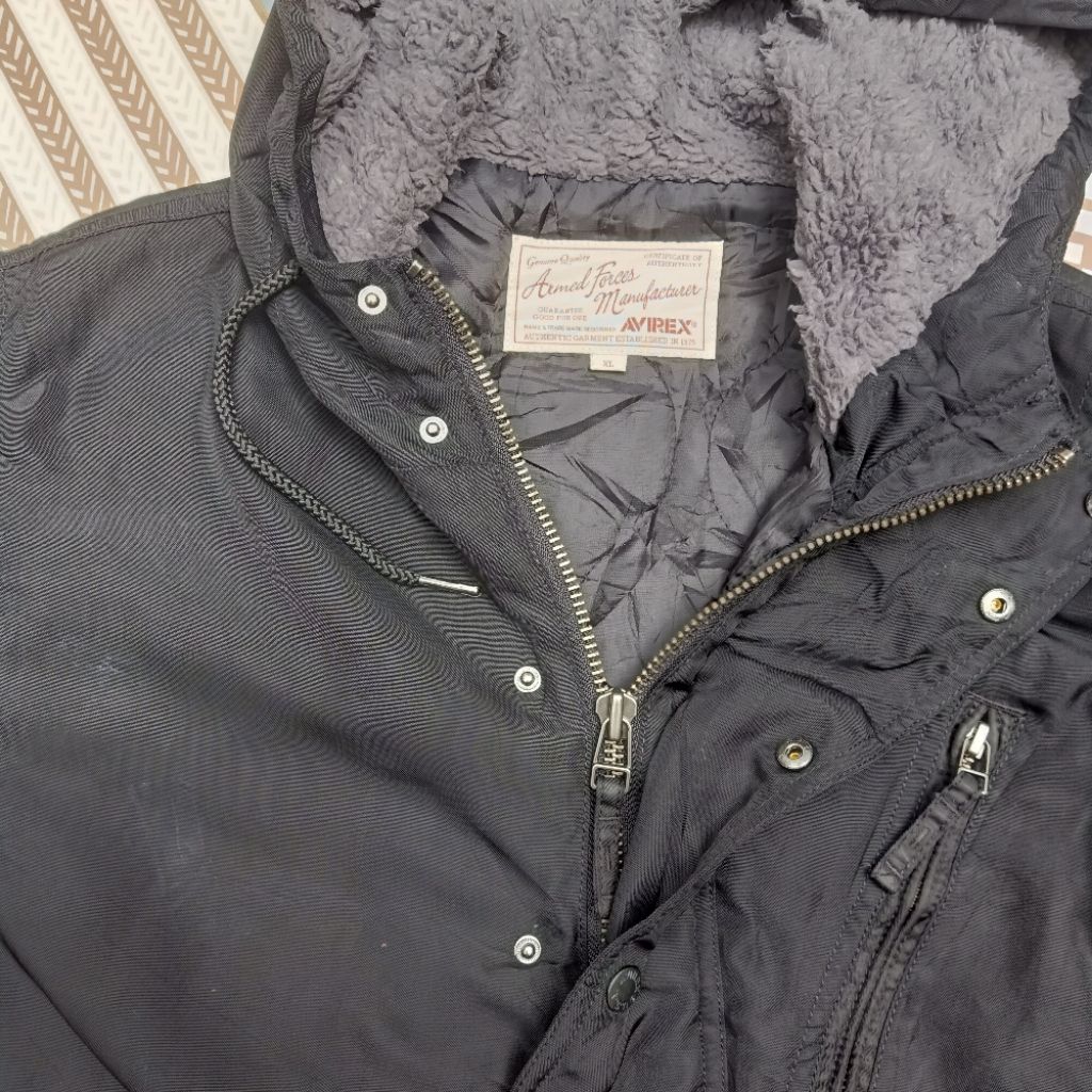 vintage anorak jaket avirex