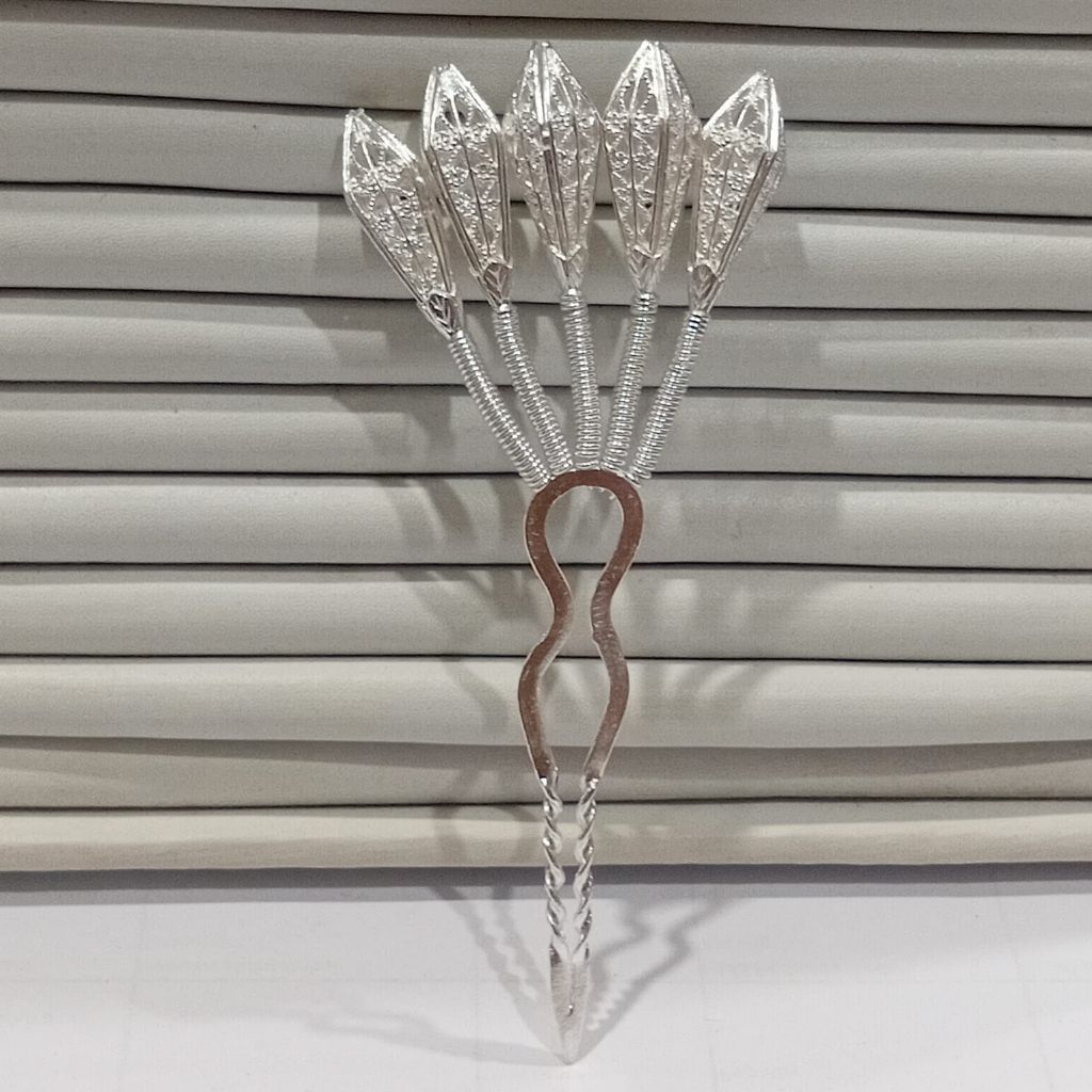 cucuk cempaka kantil silver untuk sanggul / cucuk cempaka / aksesoris sanggul