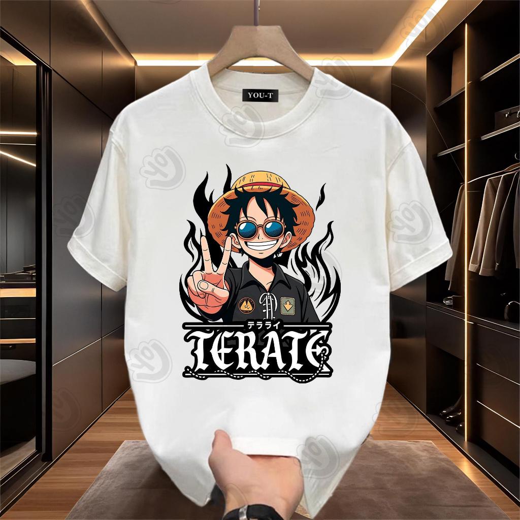 [COD] BASIQUE- "One Piece''/Baju oversize Unisex/Kaos atasan wanita korea style/Baju Kaos Distro Pri