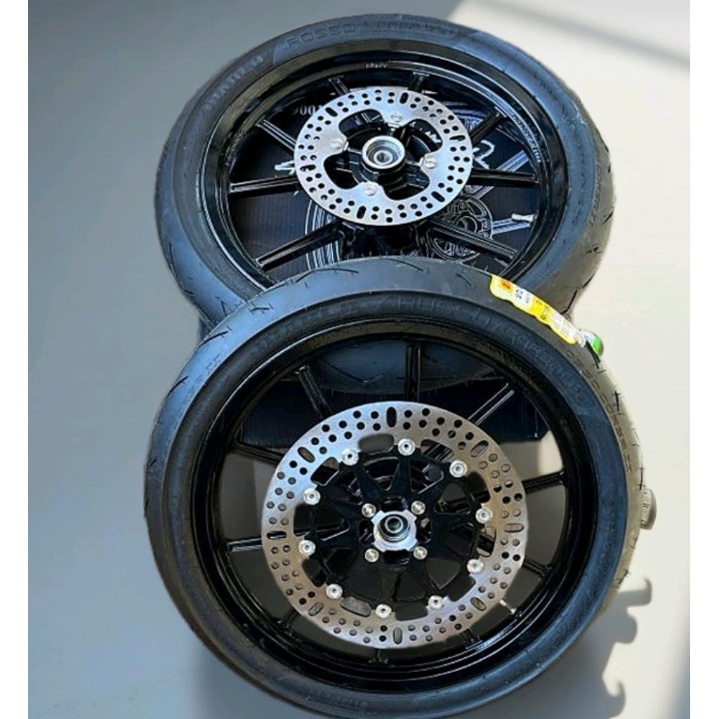VELG GPWHEEL NINJA R SS RR ZX COPY DAYTONA PLUS DIS DAN BAN PIRELLI DIABLO ROSSO