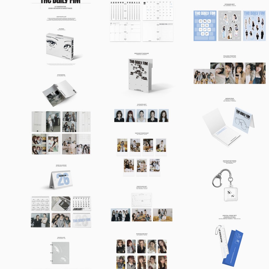 [sharing] LE SSERAFIM 2026 SEASON'S GREETINGS