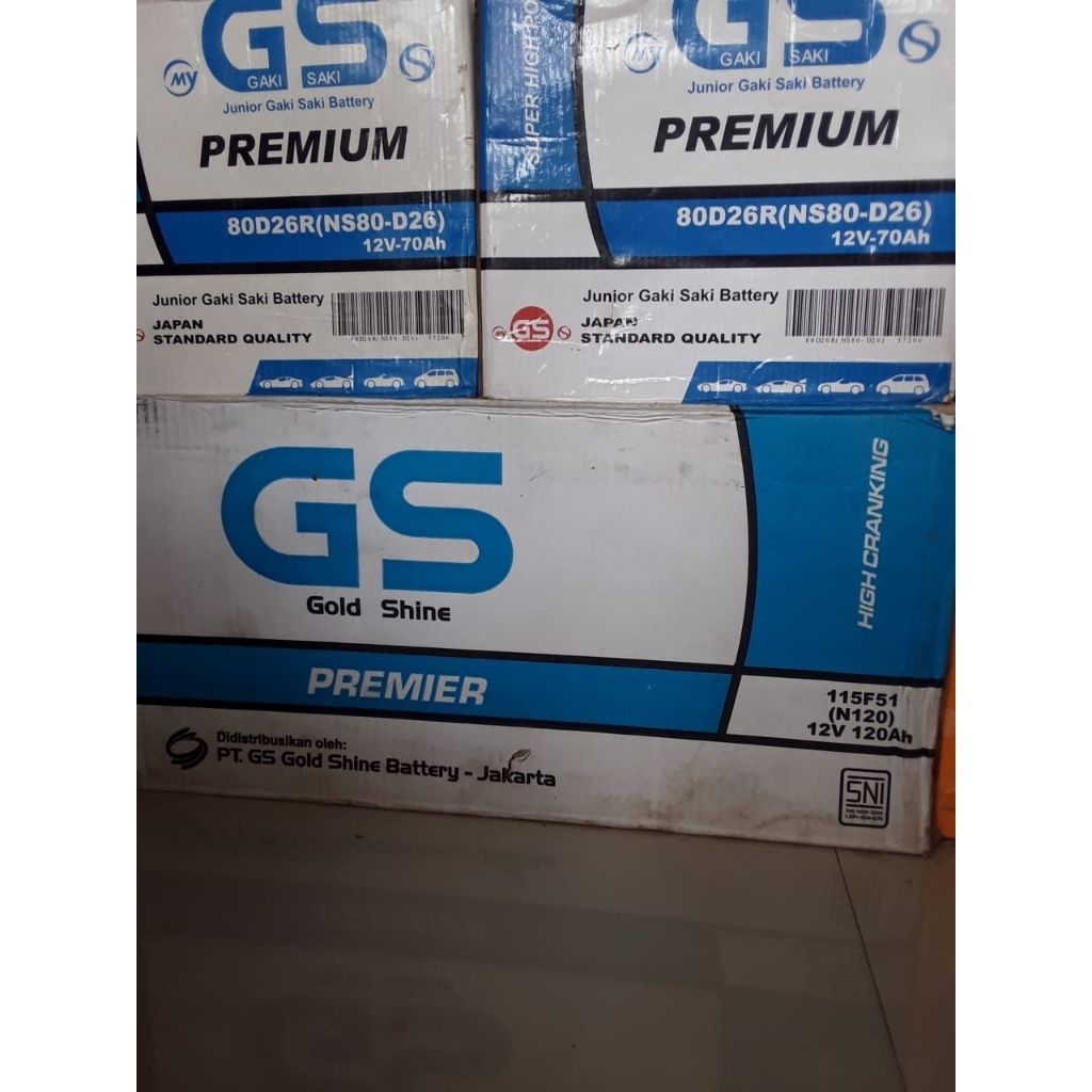 ACCU GS GOLD SHINE N120 12V 120Ah