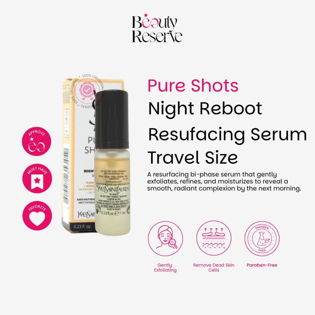 BEAUTY RESERVE - YSL PURE NIGHT REBOOT SERUM SAMPLE SIZE