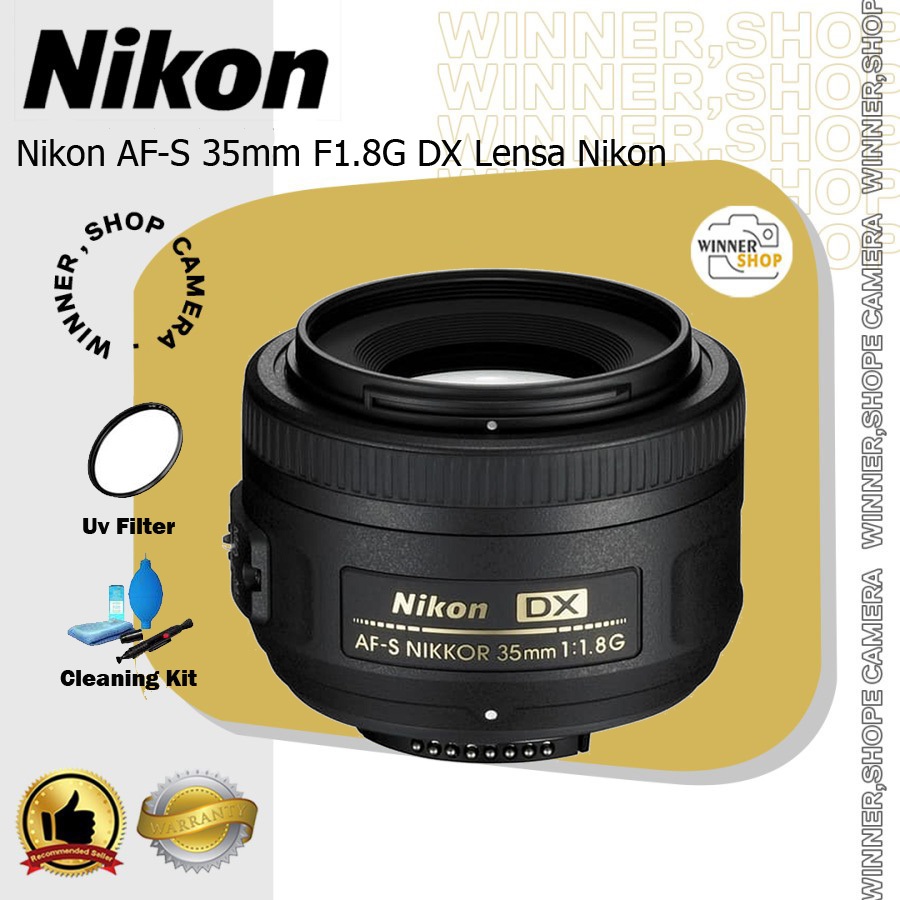 Nikon AF-S 35mm F1.8G DX Lensa Fix Nikon afs nikon 35mm