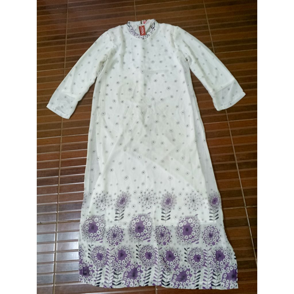 Gamis Zoya warna putih New