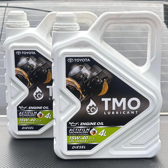 Oli Mesin TMO Disel 15W-40 CI-4 isi 4 Liter No Part O8880-83352/O8880-84795 Produk Original Toyota