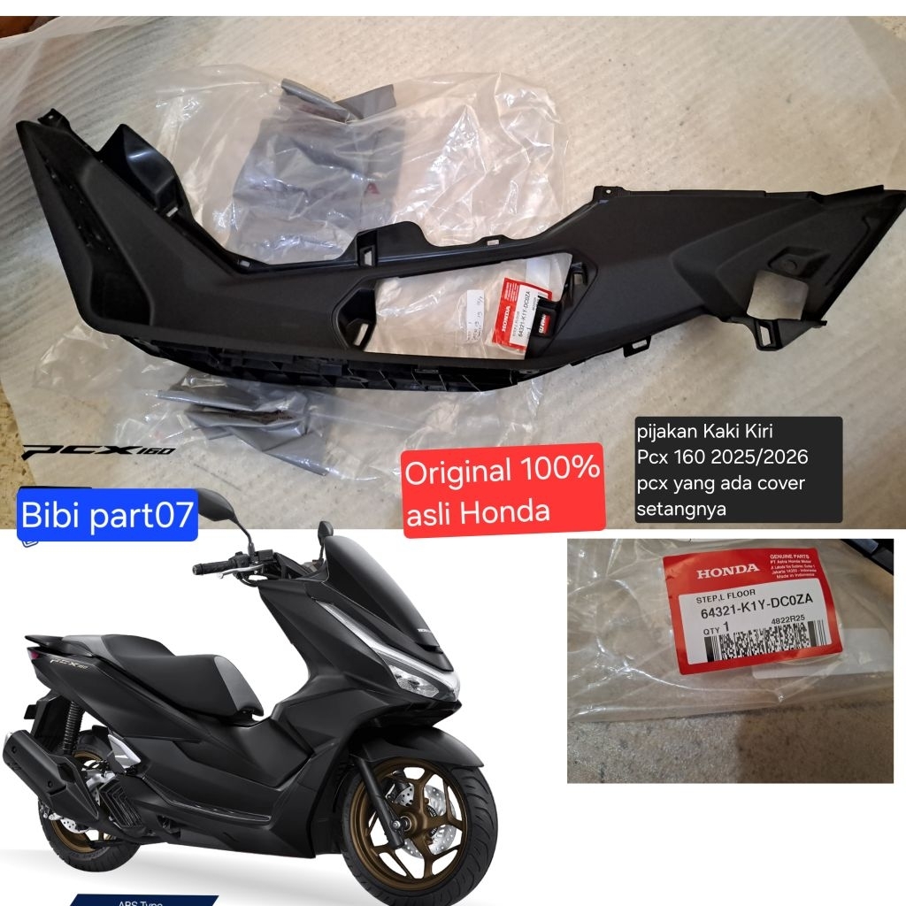 pijakan Kaki Kiri Pcx 160 2025/2026