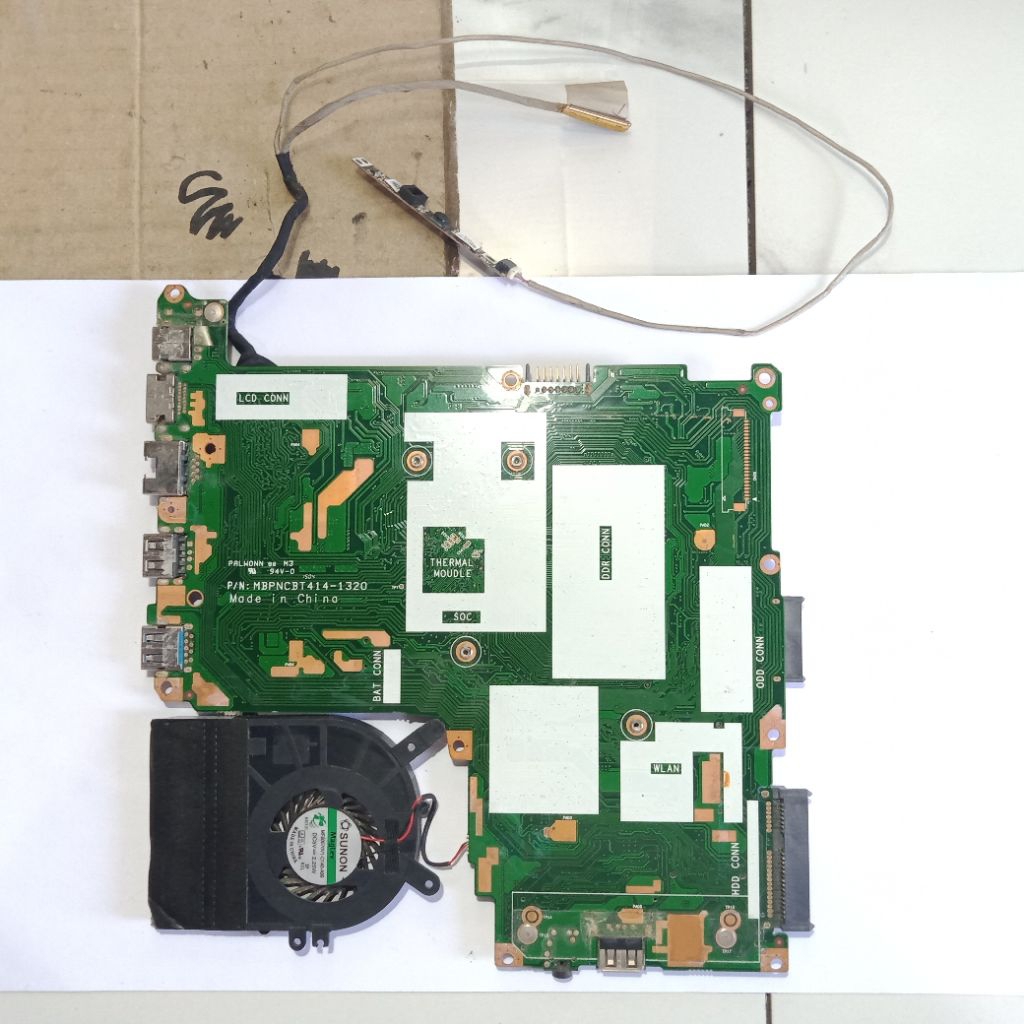 Motherboard mainboard mesin acer aspire one 14 series z1401 intel code mbpncbt414-1320 ori