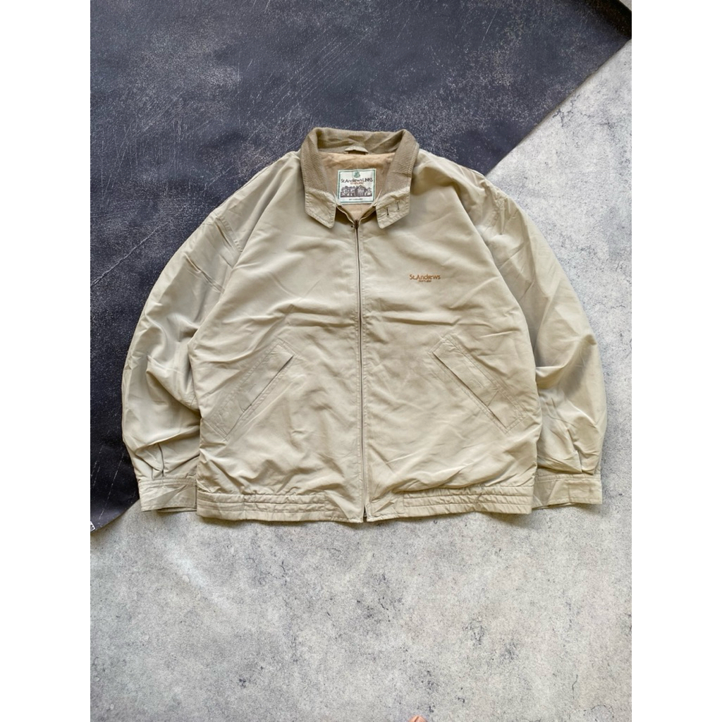 jaket harington Vintage Broken White