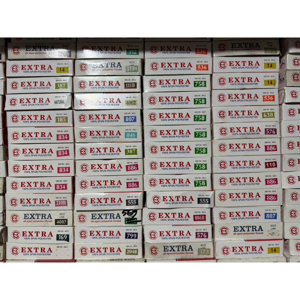 BENANG JAHIT EXTRA WARNA LENGKAP