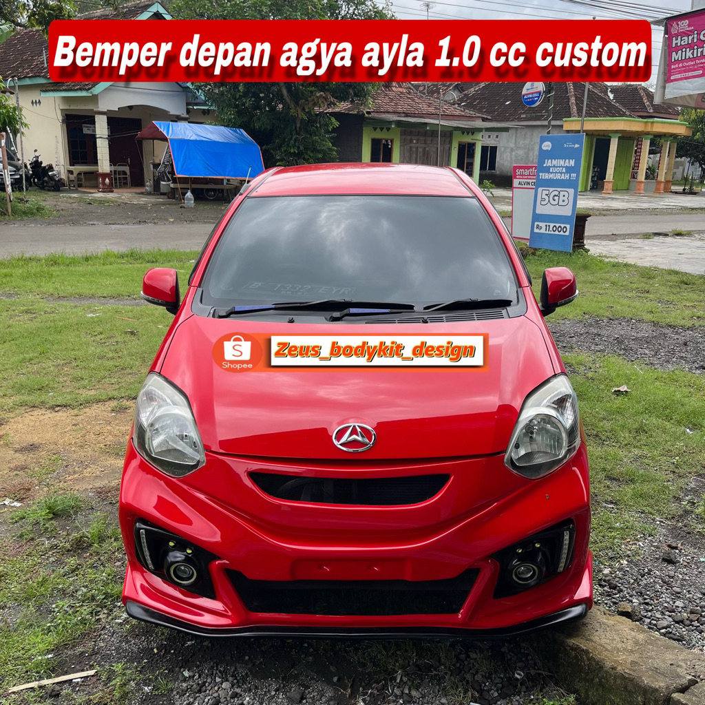 Bodykit AGYA AYLA Custom Mugen Gk5 Depan Saja include aksesoris